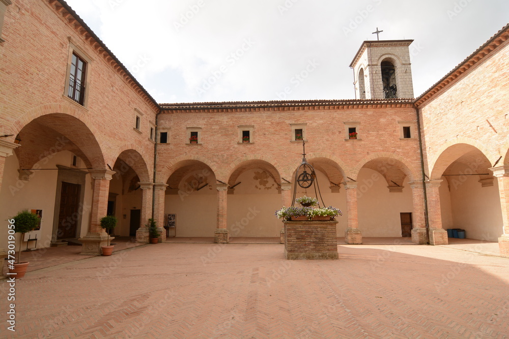 interno della Verna monastero Francescano nel casentino