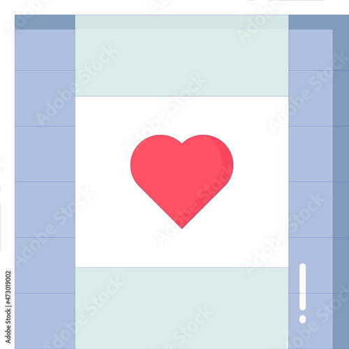 honeymoon icons reel and heart