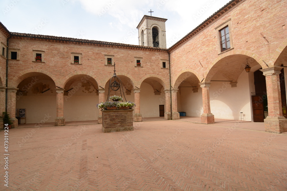 interno della Verna monastero Francescano nel casentino