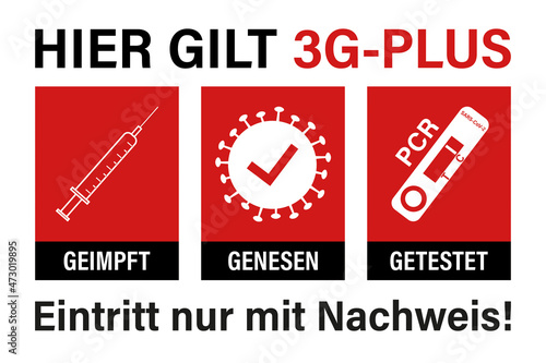 Hier gilt die 3G-Plus. Geimpft,  Genesen oder PCR-gestest.