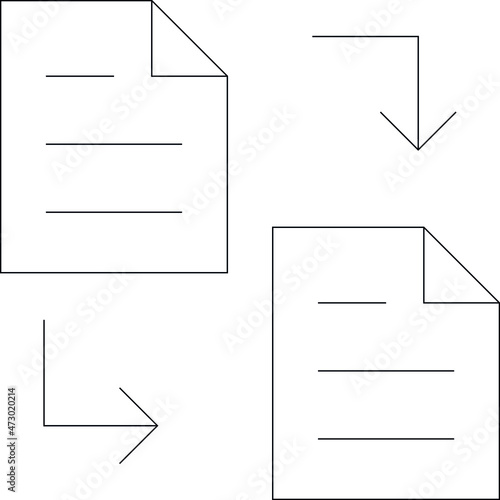elearning icons file share and document