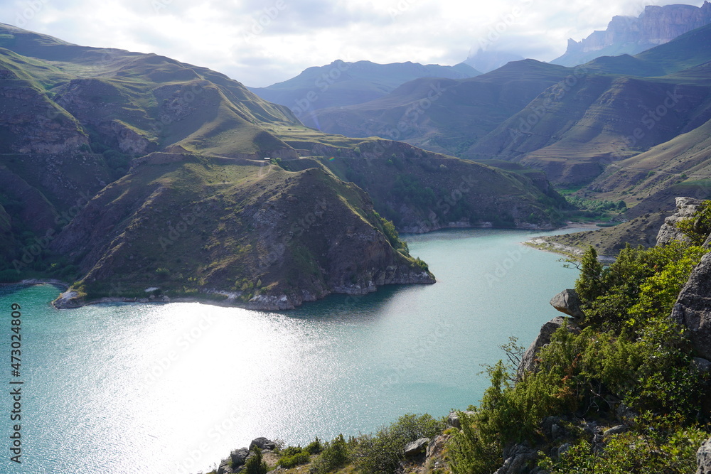 Beautiful lake in the mountains Beautiful lake in the mountains