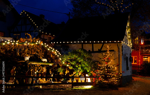 Weihnachten in Waldbreitbach, Krippe photo