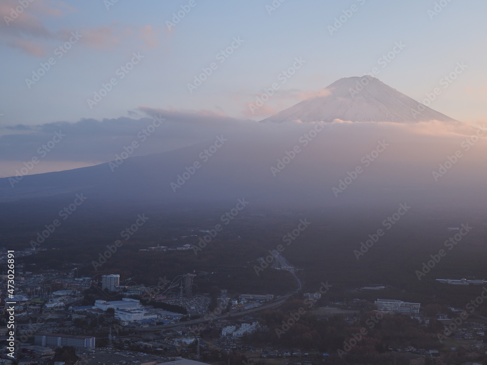 Mt. Fuji from Kawaguchiko Tenjozan Park - Olympus@Nov2021