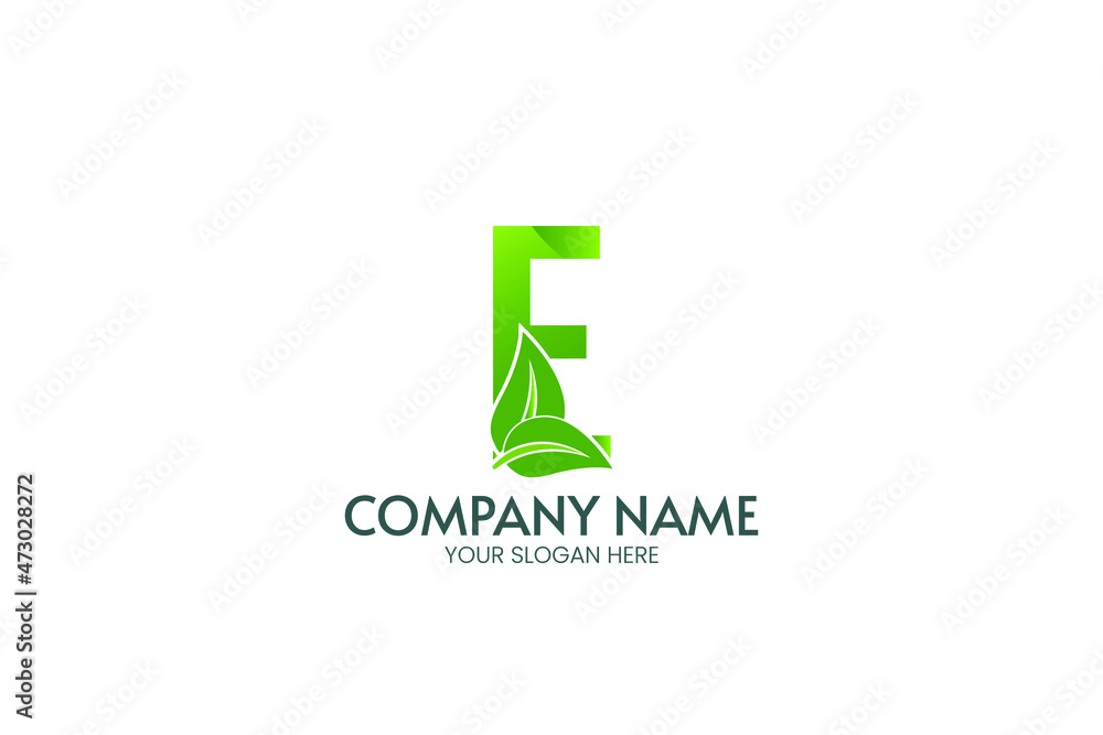 green company logo initial letter f eco friendly icon green company logo initial letter f eco friendly icon