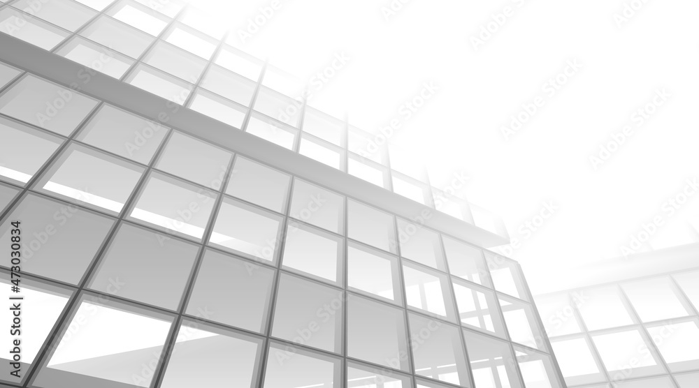 Architecture digital drawing 3d illustration Architecture digital drawing 3d illustration