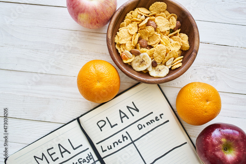 breakfast cereal fruit meal plan fitness health diet