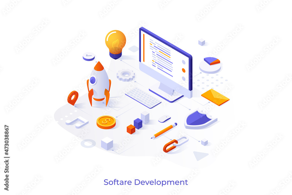 Isometric Vector Illustration Isometric Vector Illustration