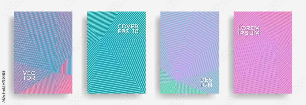 Hexagonal halftone pattern cover pages vector creative design. Hexagonal halftone pattern cover pages vector creative design.