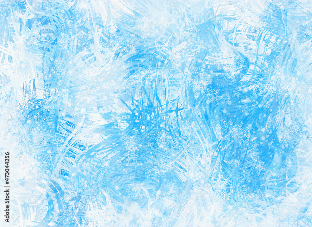 winter frosty pattern