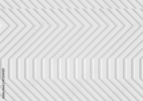 White technology paper stripes abstract background. Vector geometrical pattern design