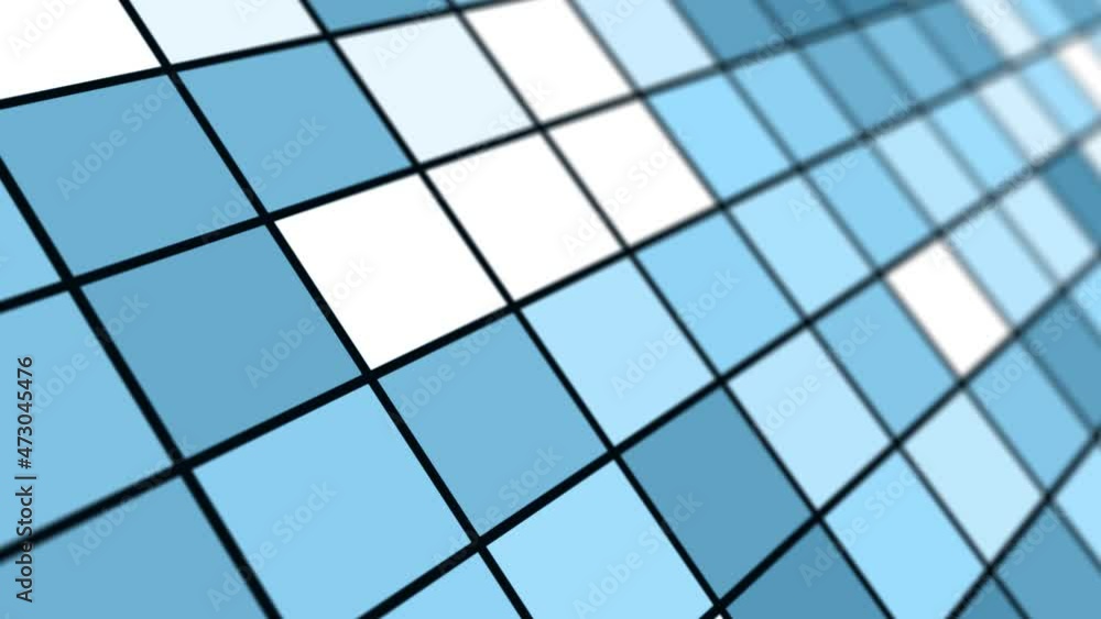 Motion trendy graphic. Big data concept. Futuristic technology background with glowing geometrical particles, grid. Abstract, blue, dynamic banner. Footage with metallic mobile forms, simple shapes Motion trendy graphic. Big data concept. Futuristic technology background with glowing geometrical particles, grid. Abstract, blue, dynamic banner. Footage with metallic mobile forms, simple shapes