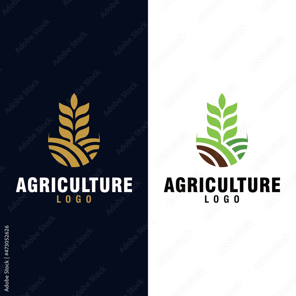 agriculture logo concept