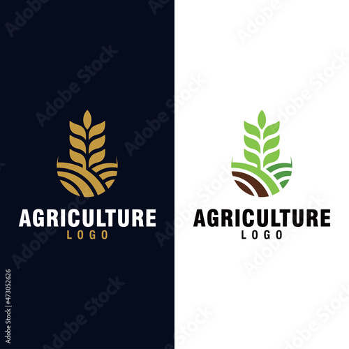 agriculture logo concept