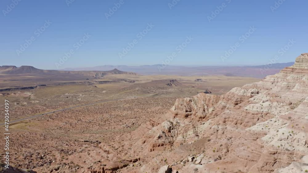 Aerial shot of the amazing rock formations in southern Utah. Aerial shot of the amazing rock formations in southern Utah.