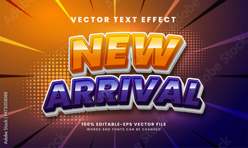 New arrival 3D editable text style effect suitable for product promotion needs.