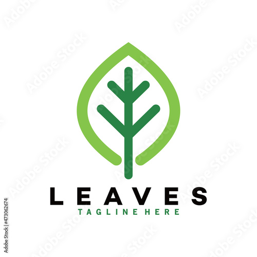 luxury leaf logo