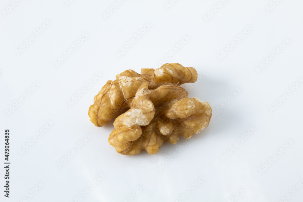Walnut out of the shell, ready for consumption Walnut out of the shell, ready for consumption