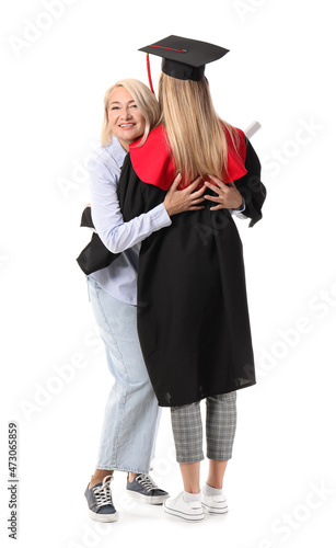 Happy female graduation stu...