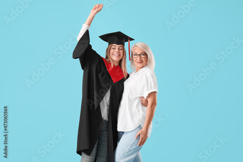 Happy female graduation stu...