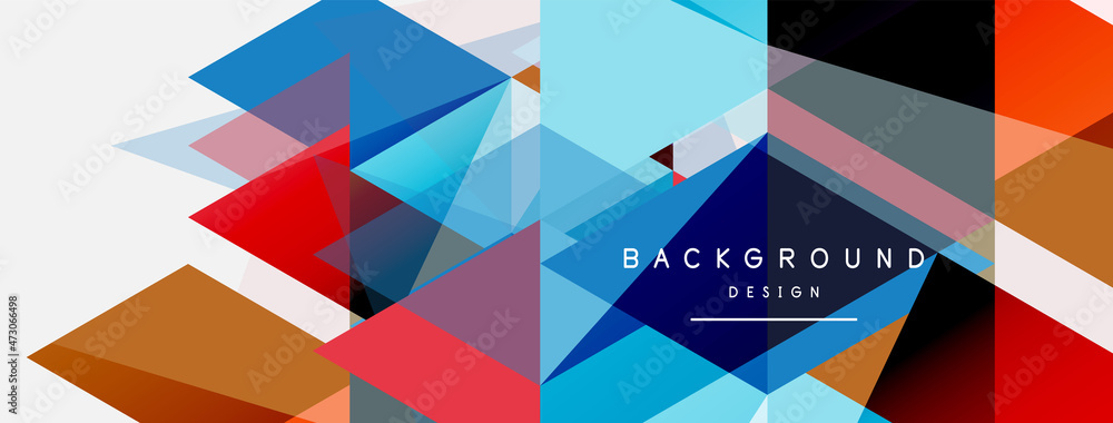 Mosaic triangles geometric background. Techno or business concept, pattern for wallpaper, banner, background, landing page Mosaic triangles geometric background. Techno or business concept, pattern for wallpaper, banner, background, landing page