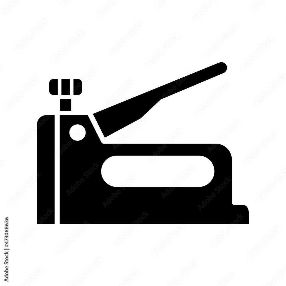 Stapler gun icon vector design template. Stapler gun icon vector design template.