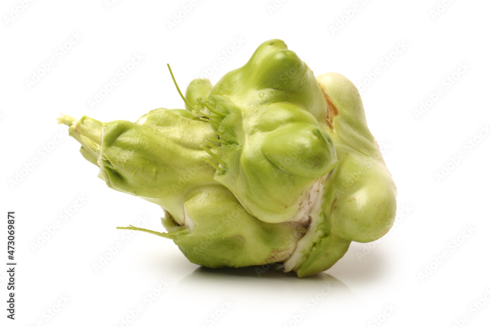 Obraz premium preserved mustard on white background