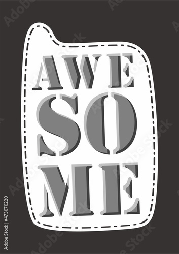 Awesome Design Vector template

