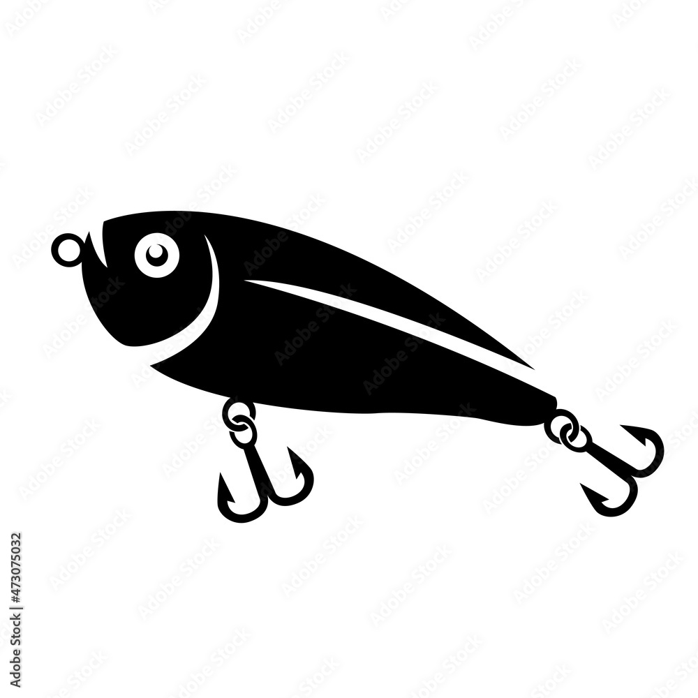 Fishing Bait Icon Vector Design Template. Fishing Bait Icon Vector Design Template.