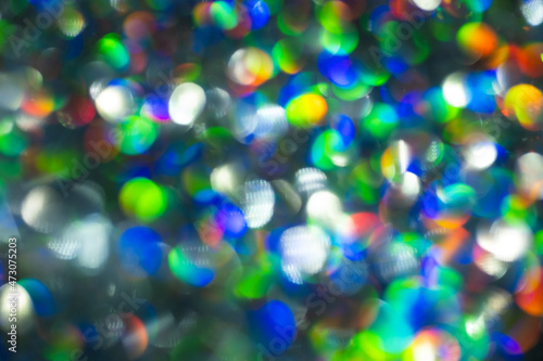 Abstract defocused christmas lights for decorative design. © alurk
