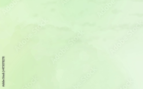 Abstract aquarelle canvas for grunge design, vintage cards templates. Light green watercolor paint paper texture brush background. Spring shades hand drawn illustration. Marble texture, patchy backgro