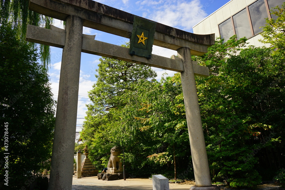 Torii Gate of Seimei-jinja Shrinein Kyoto, Japan - 日本 京都 晴明神社 鳥居 Torii Gate of Seimei-jinja Shrinein Kyoto, Japan - 日本 京都 晴明神社 鳥居