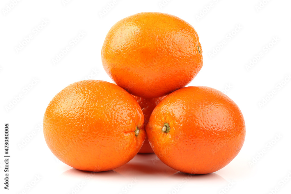oranges isolated on white background oranges isolated on white background