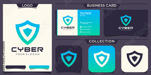 shield logo design template