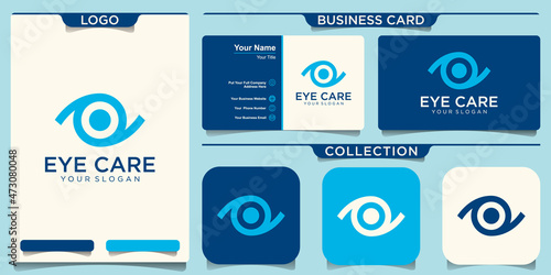 Eye Logo design vector template.