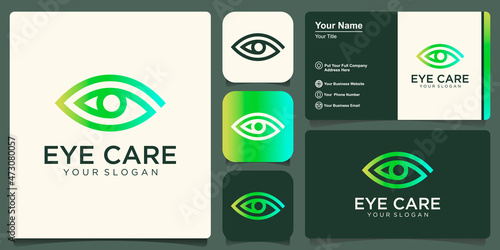 Eye Vision Logo Design Icon Symbol