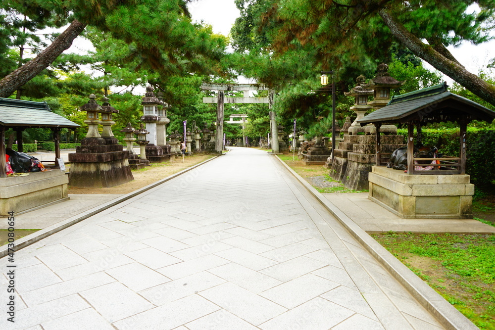 京都 北野天満宮 参道 京都 北野天満宮 参道