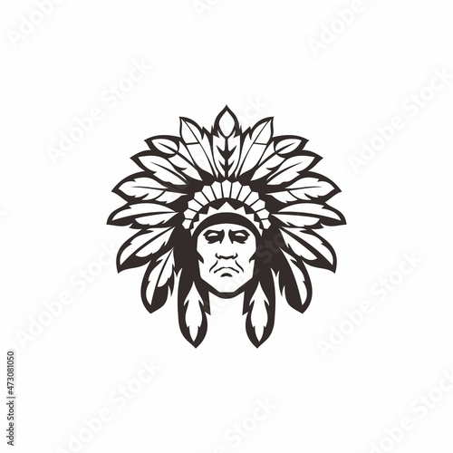 American Native logo design