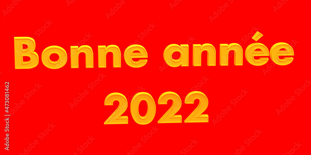3D rendering of Happy new year 2022 in various national languages 3D rendering of Happy new year 2022 in various national languages