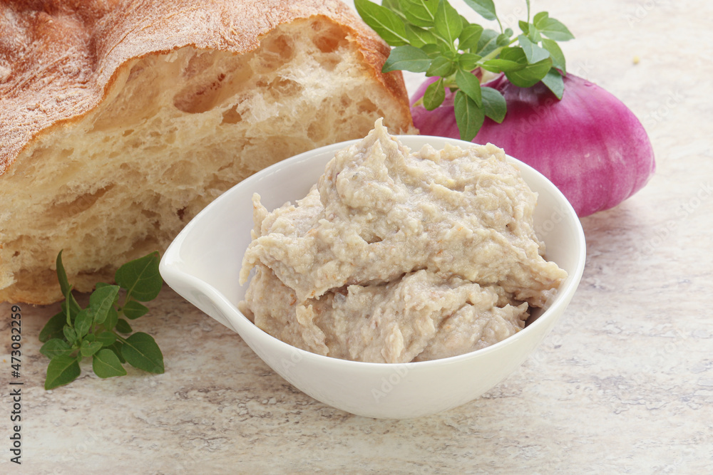 Jewish traditional cuisine herring mousse Forsmak Jewish traditional cuisine herring mousse Forsmak