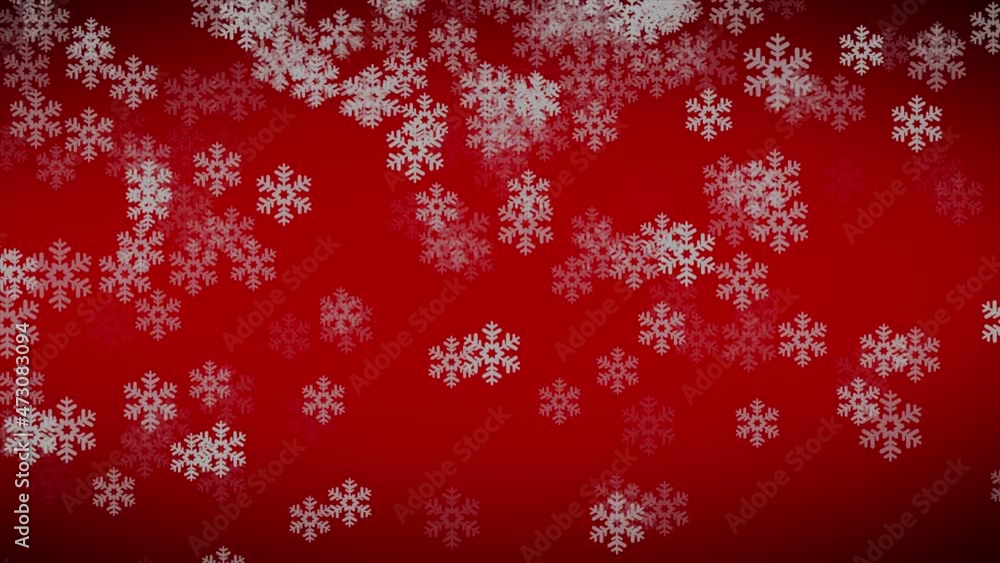 winter snow with falling snowflakes and bokeh lights on the Red background winter snow with falling snowflakes and bokeh lights on the Red background
