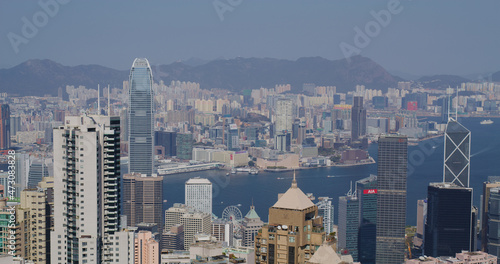 Photography Hong Kong city skyline