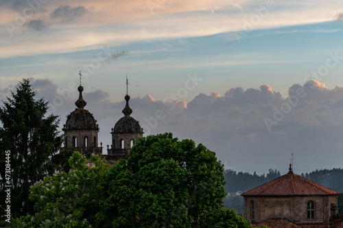 church in the evening