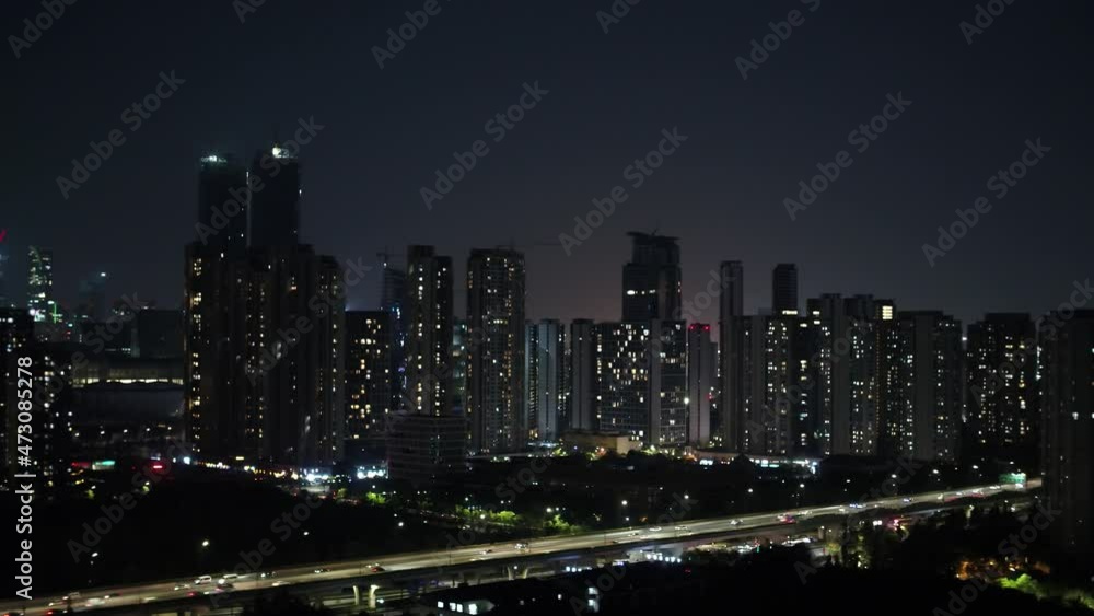 city skyline in hangzhou china city skyline in hangzhou china