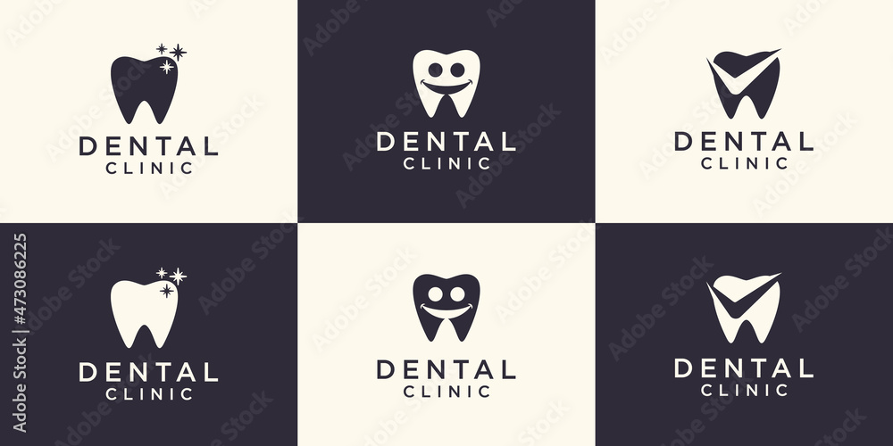 Dental Clinic Logo Vector and Medical