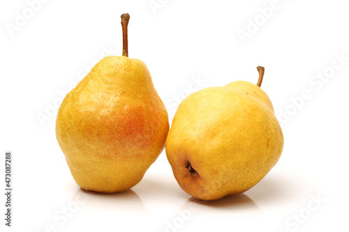 Tasty pear isolated on white background 