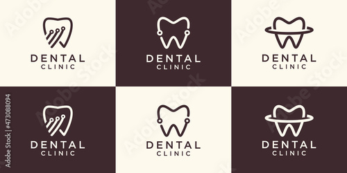 Dental Technology logo designs concept vector, Dental logo designs template