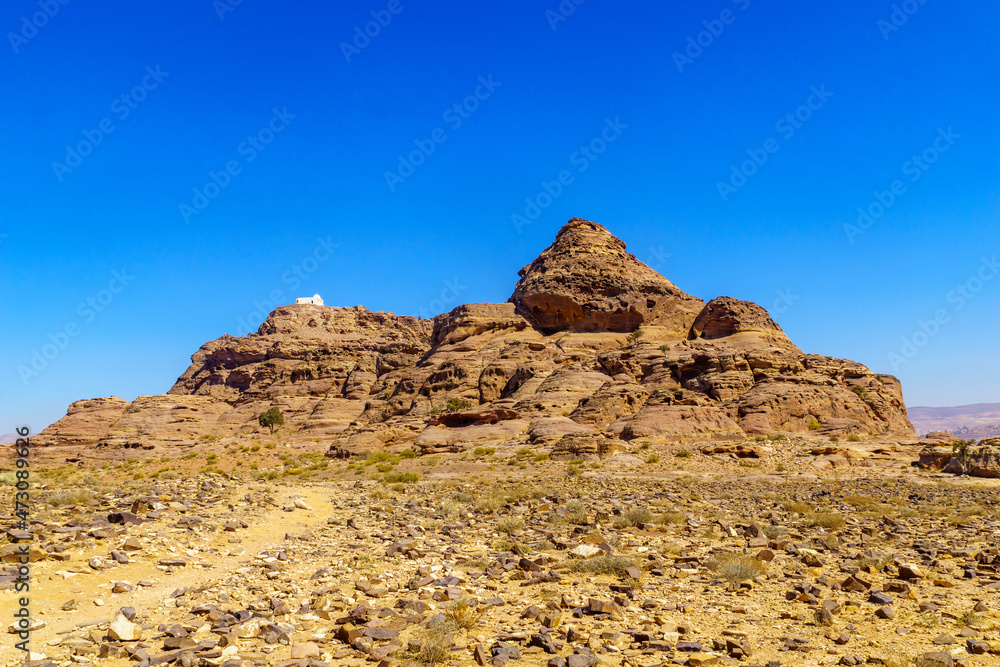 View towards Jabal Harun Near Petra View towards Jabal Harun Near Petra