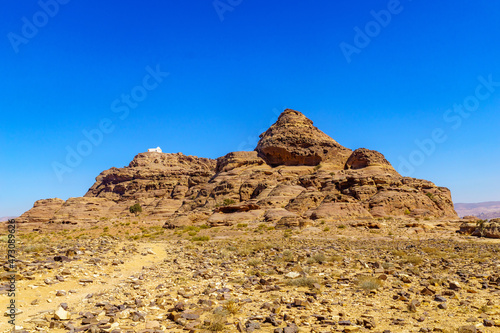 View towards Jabal Harun Near Petra