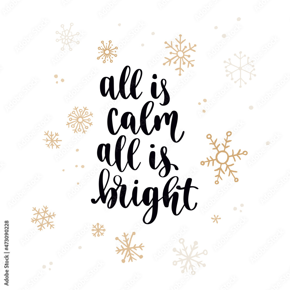 Trendy style lettering and flat hand drawn winter holiday symbols and decoration. Trendy style lettering and flat hand drawn winter holiday symbols and decoration.